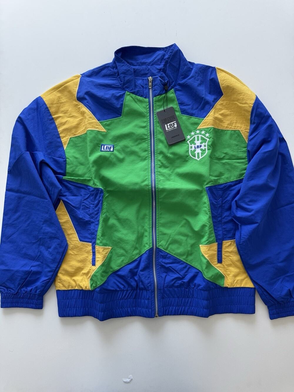 Live Breathe Fútbol Socrates Track Jacket Brasil Medium
